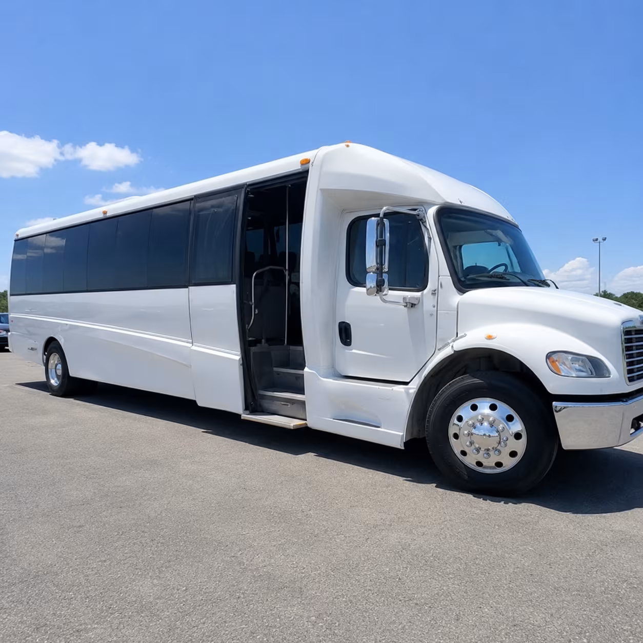 buses for rogers heritage and neighboring high school athletic and fine arts trips