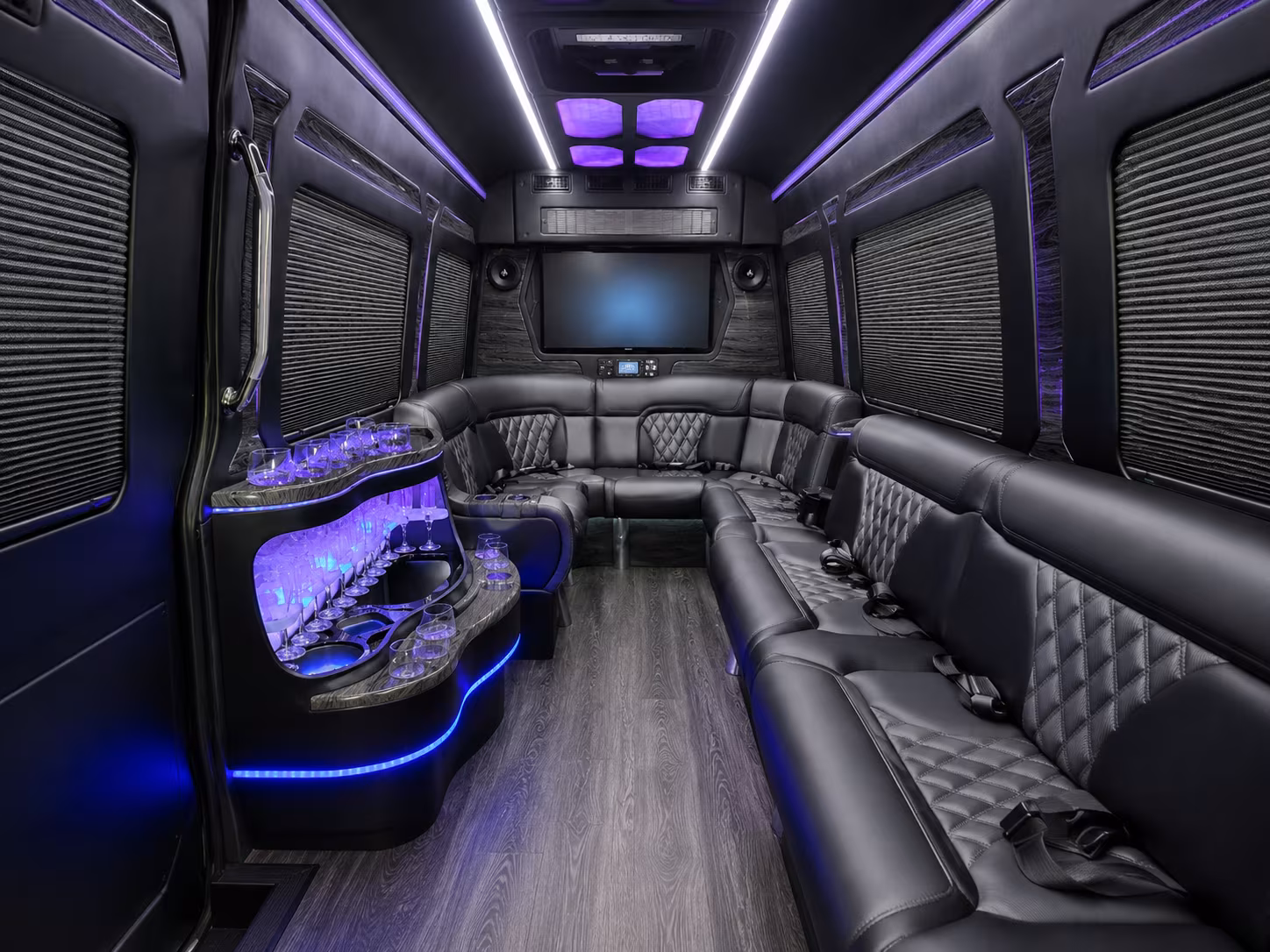 long distance bus rentals from rogers to kansas city and st louis