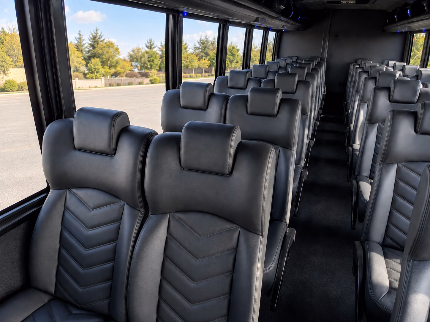 minibuses and charter buses for university of arkansas basketball at bud walton arena