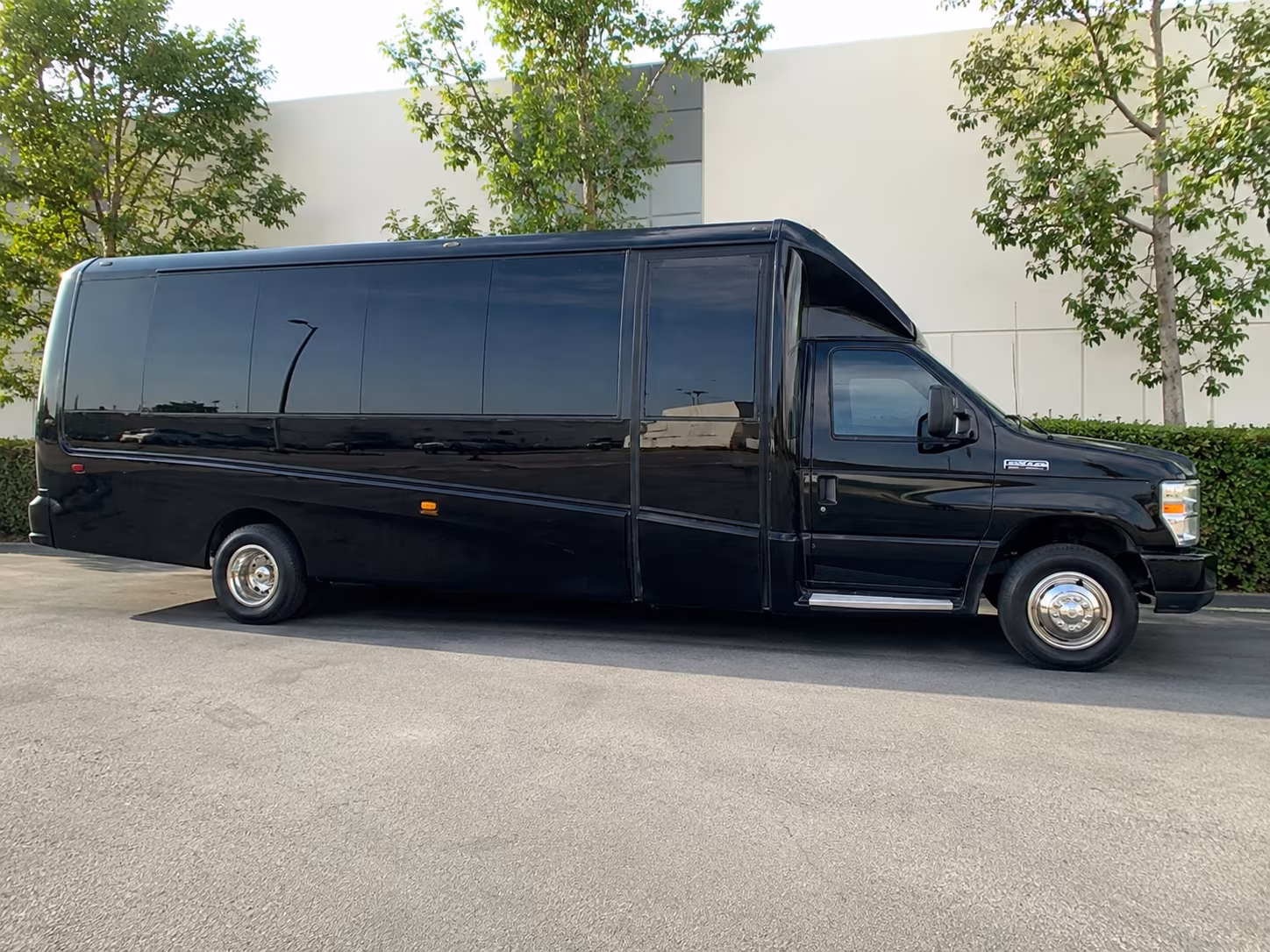 minibuses for walmart museum and downtown bentonville field trips