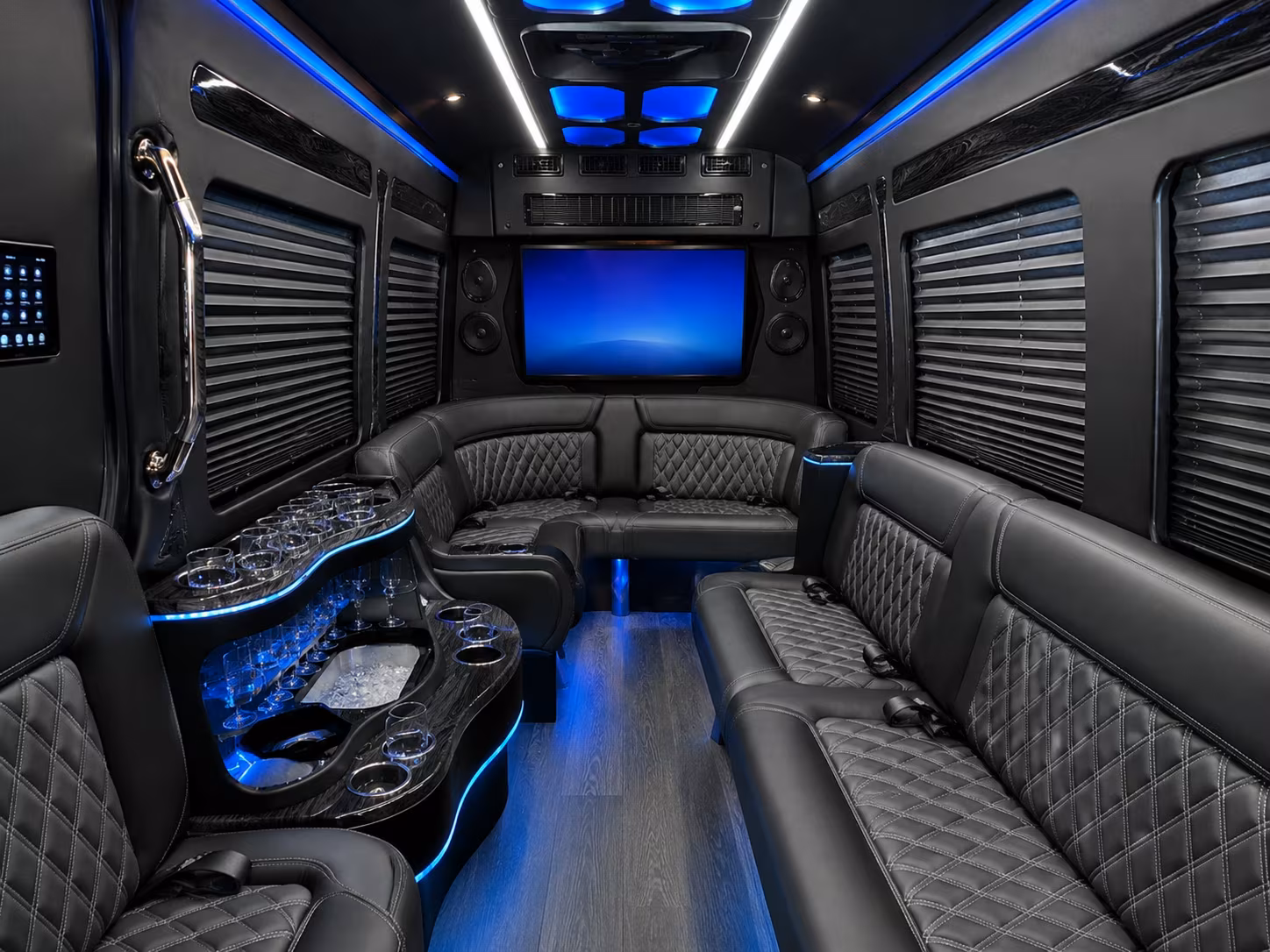 rent a bus in rogers for prom night dinner and after prom plans