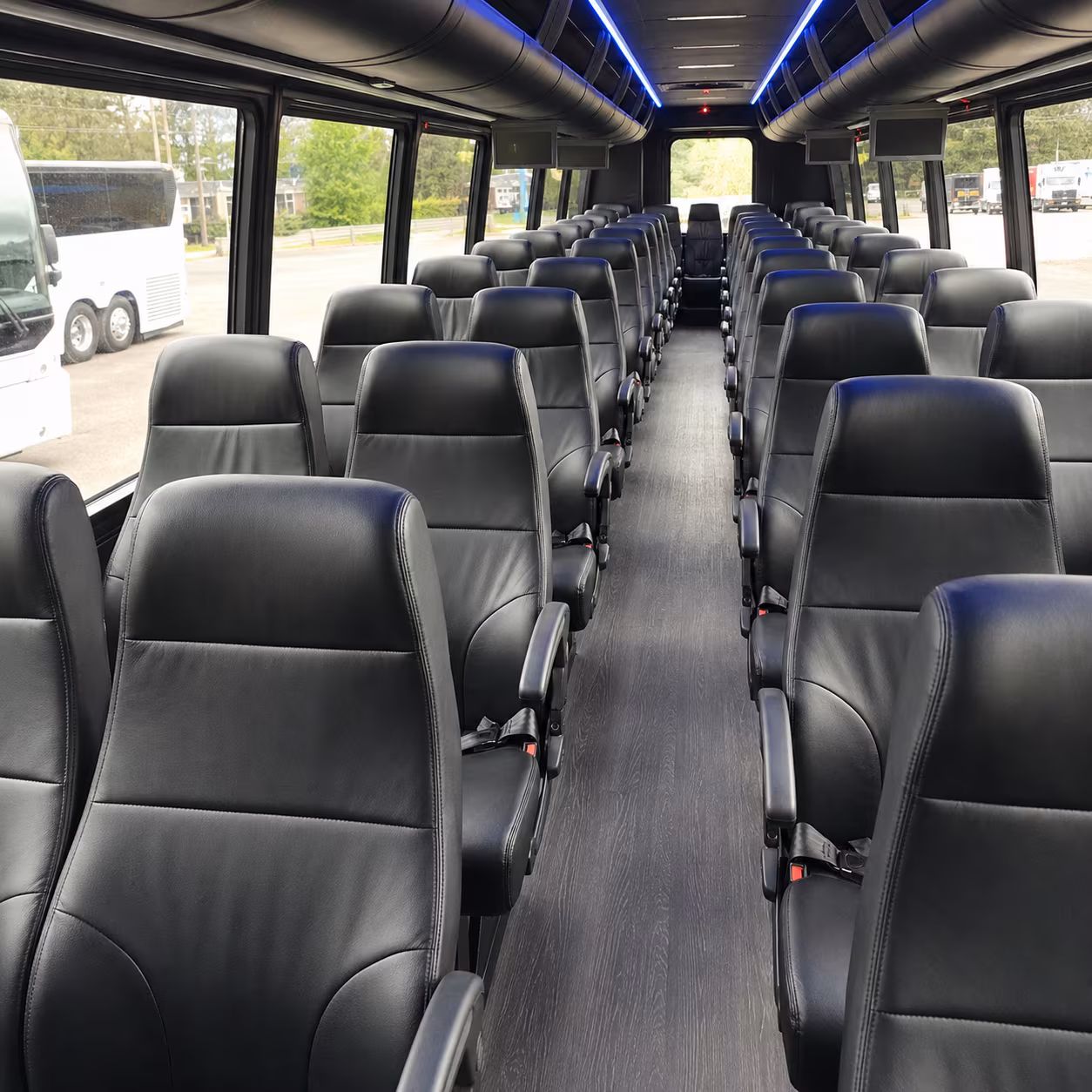 rogers 30 passenger minibus interior