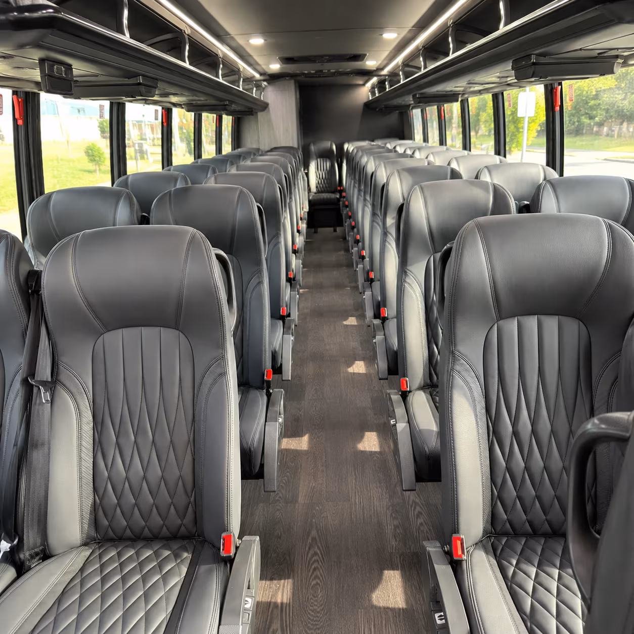 rogers 35 passenger minibus interior