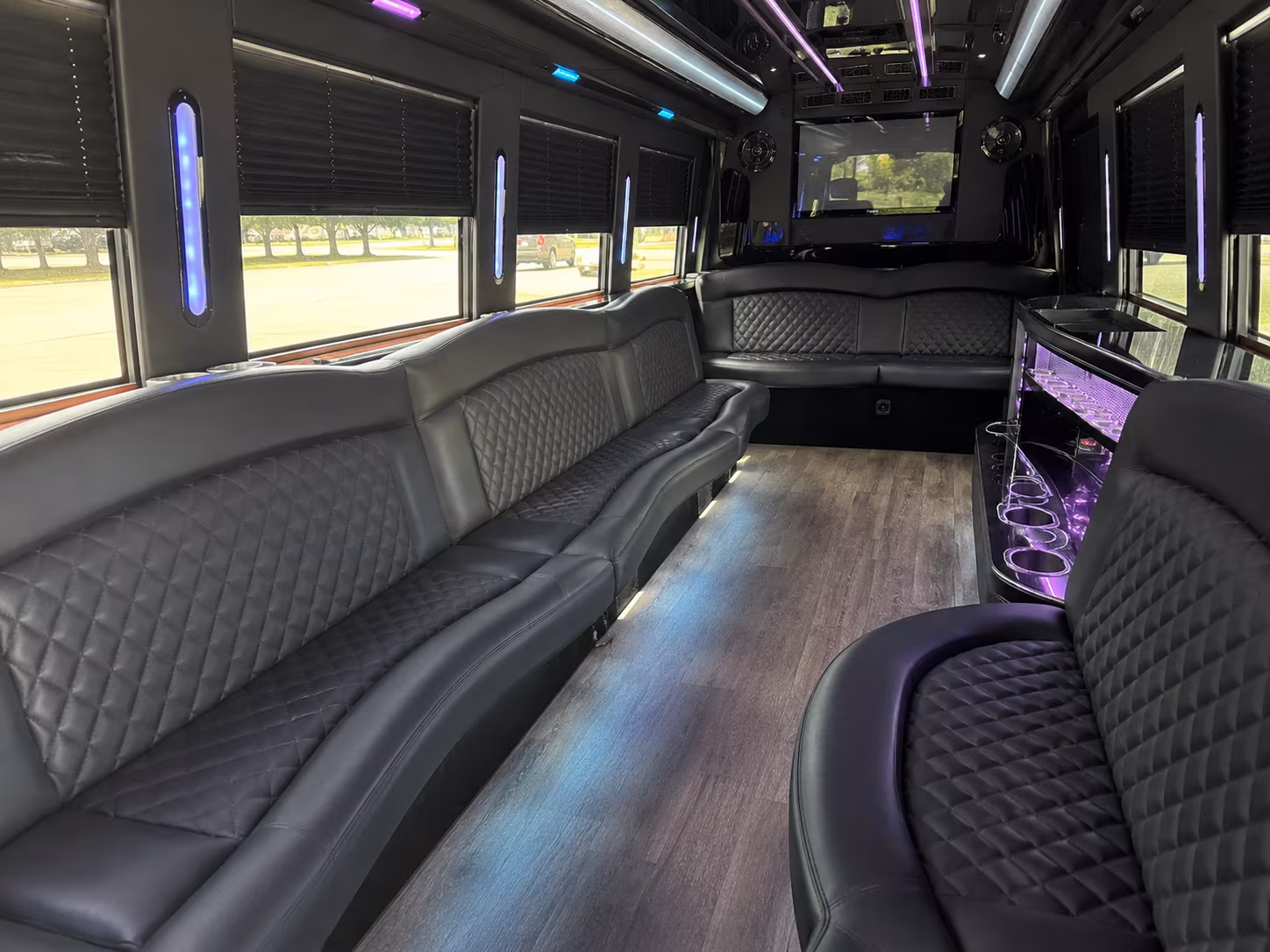 rogers holiday party bus rental