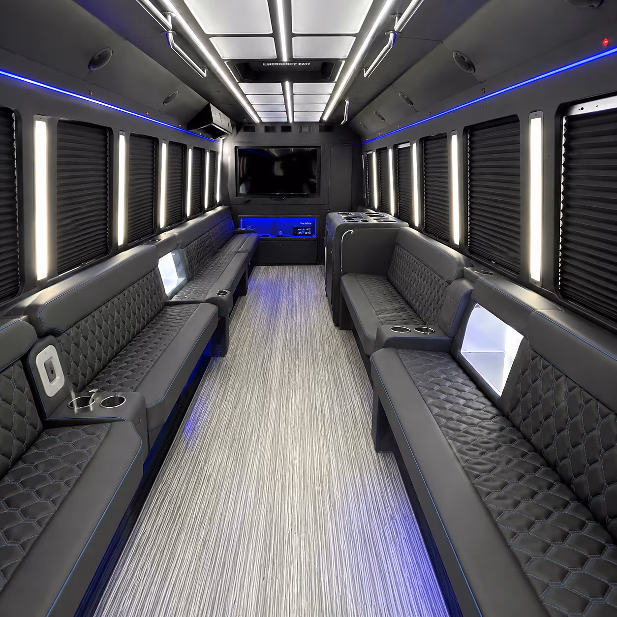 rogers party bus inside