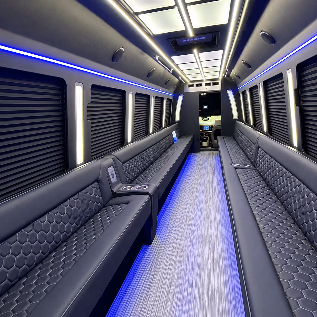 rogers party bus rentals inside