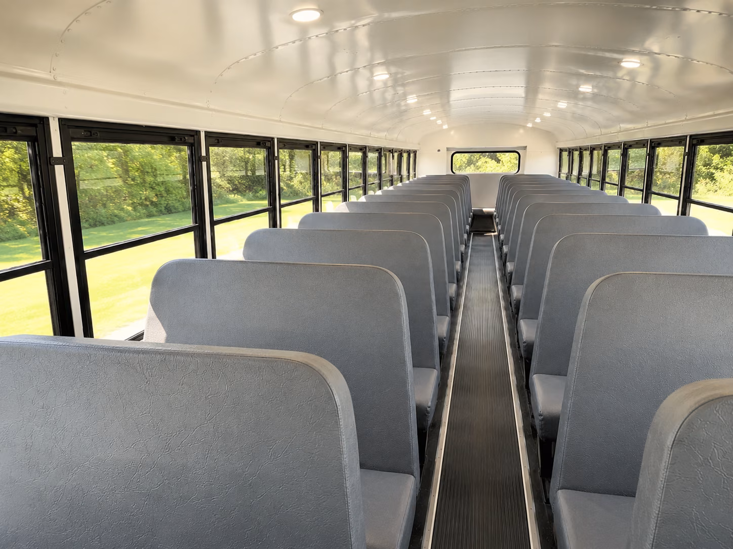 rogers school bus inside