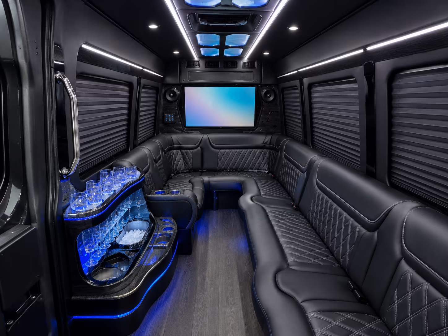 rogers sprinter limousine inside