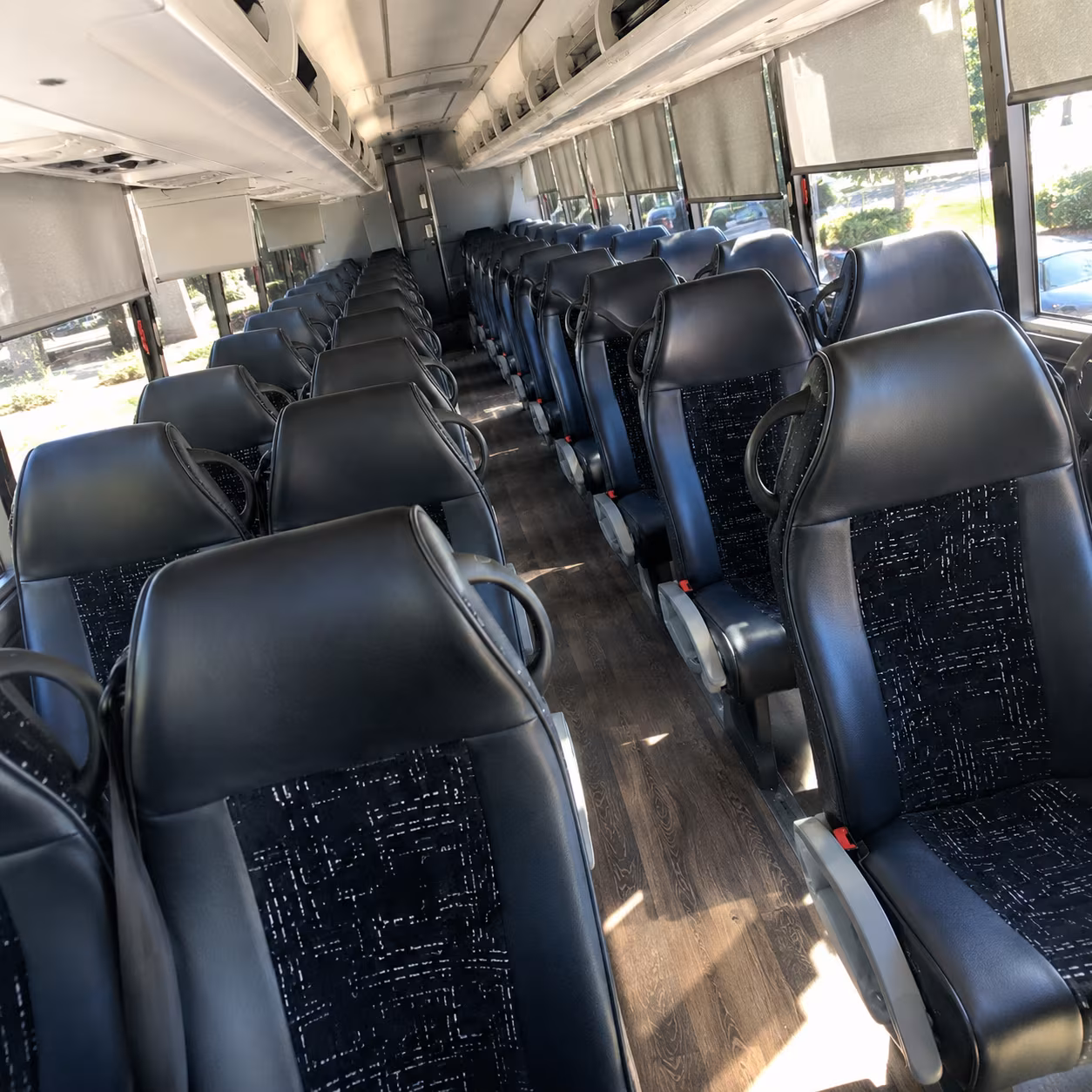 shuttle buses for weekly sunday worship services in rogers