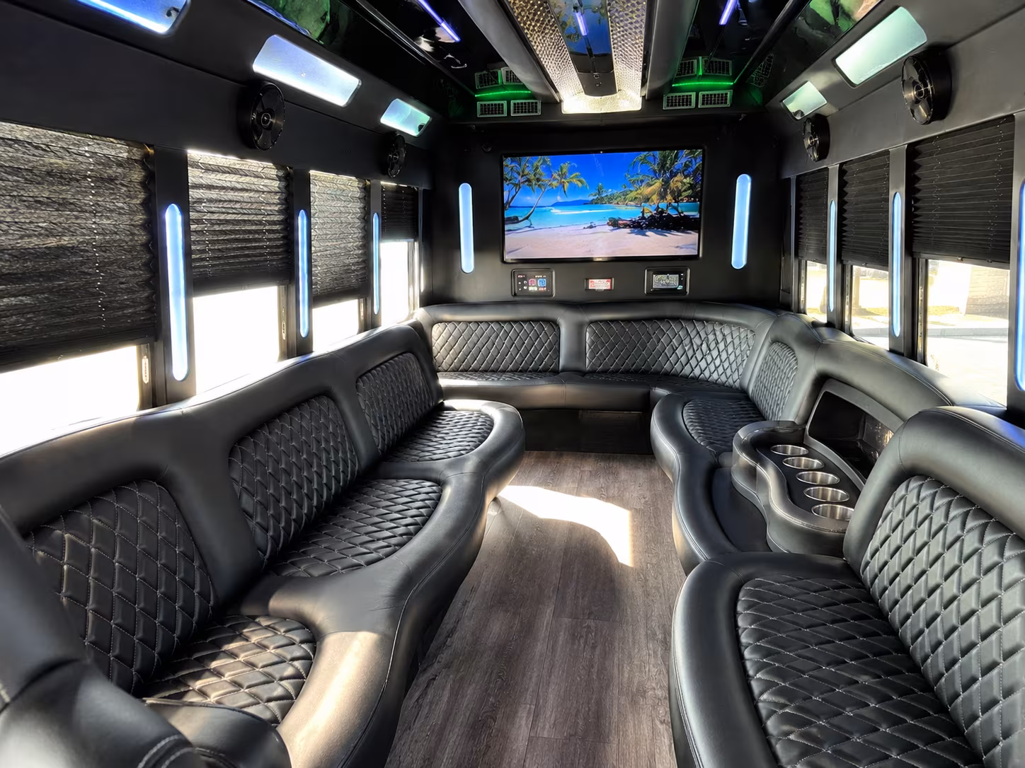 walmart amp rogers entertainment corridor party bus rental